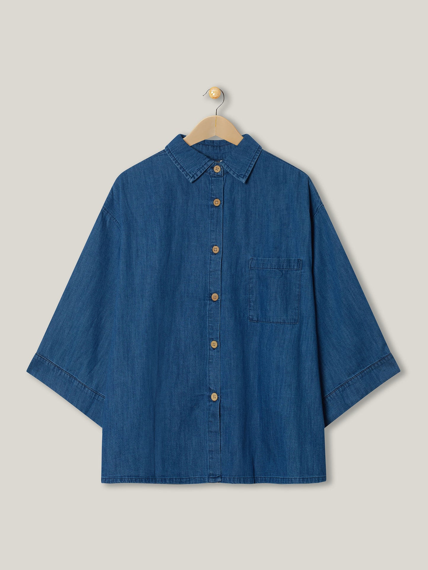 The Chambray Denim Shirt Women