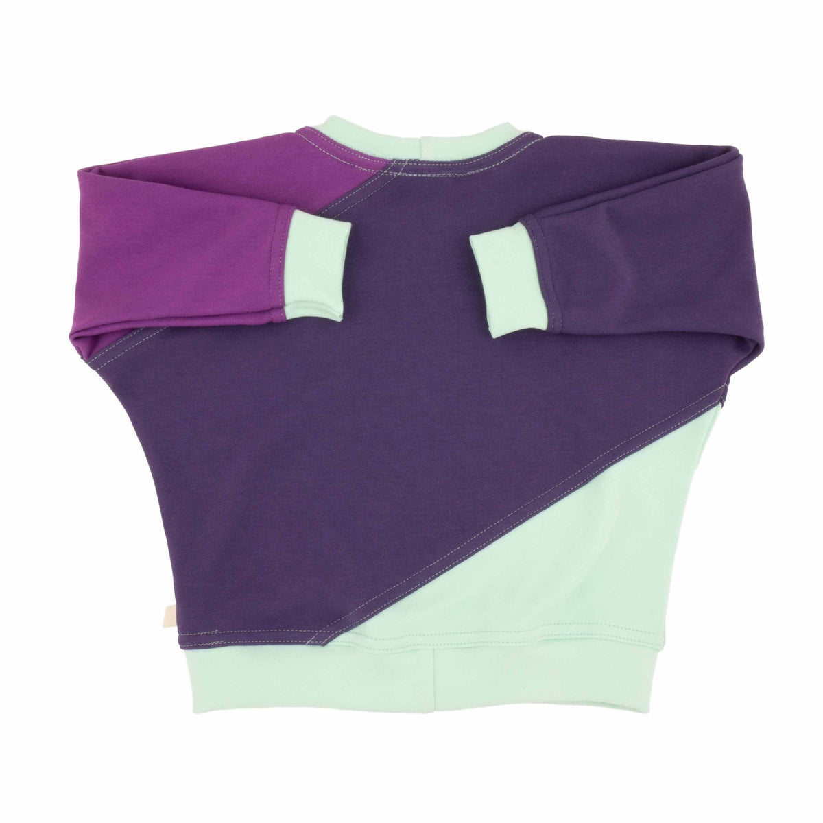 Big Kid Diagonal Colorblock Sweatshirt