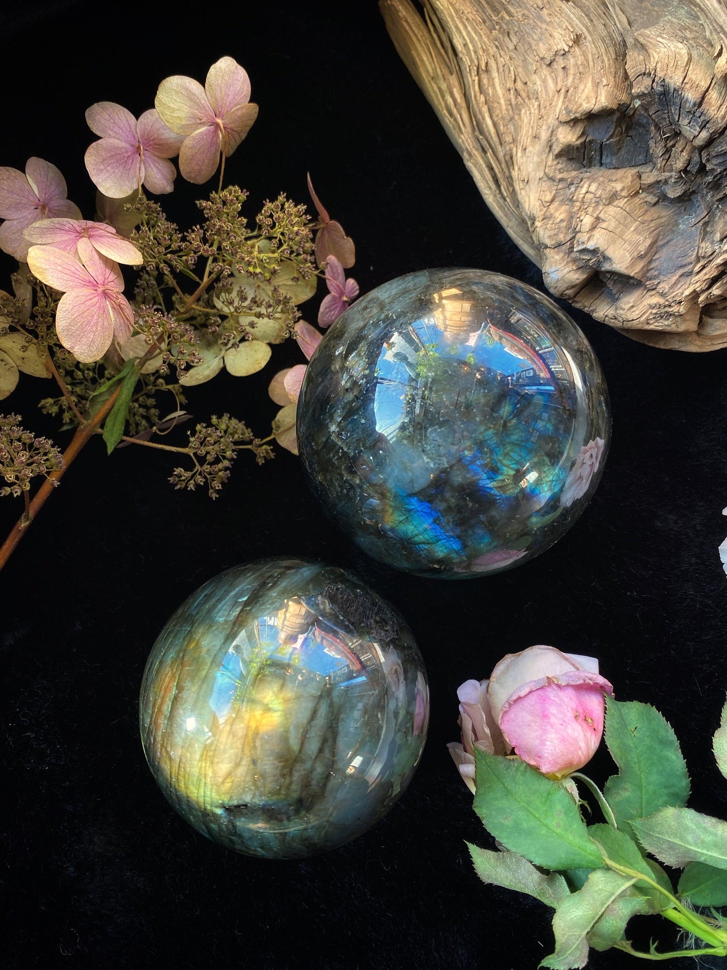 Labradorite Crystal Sphere