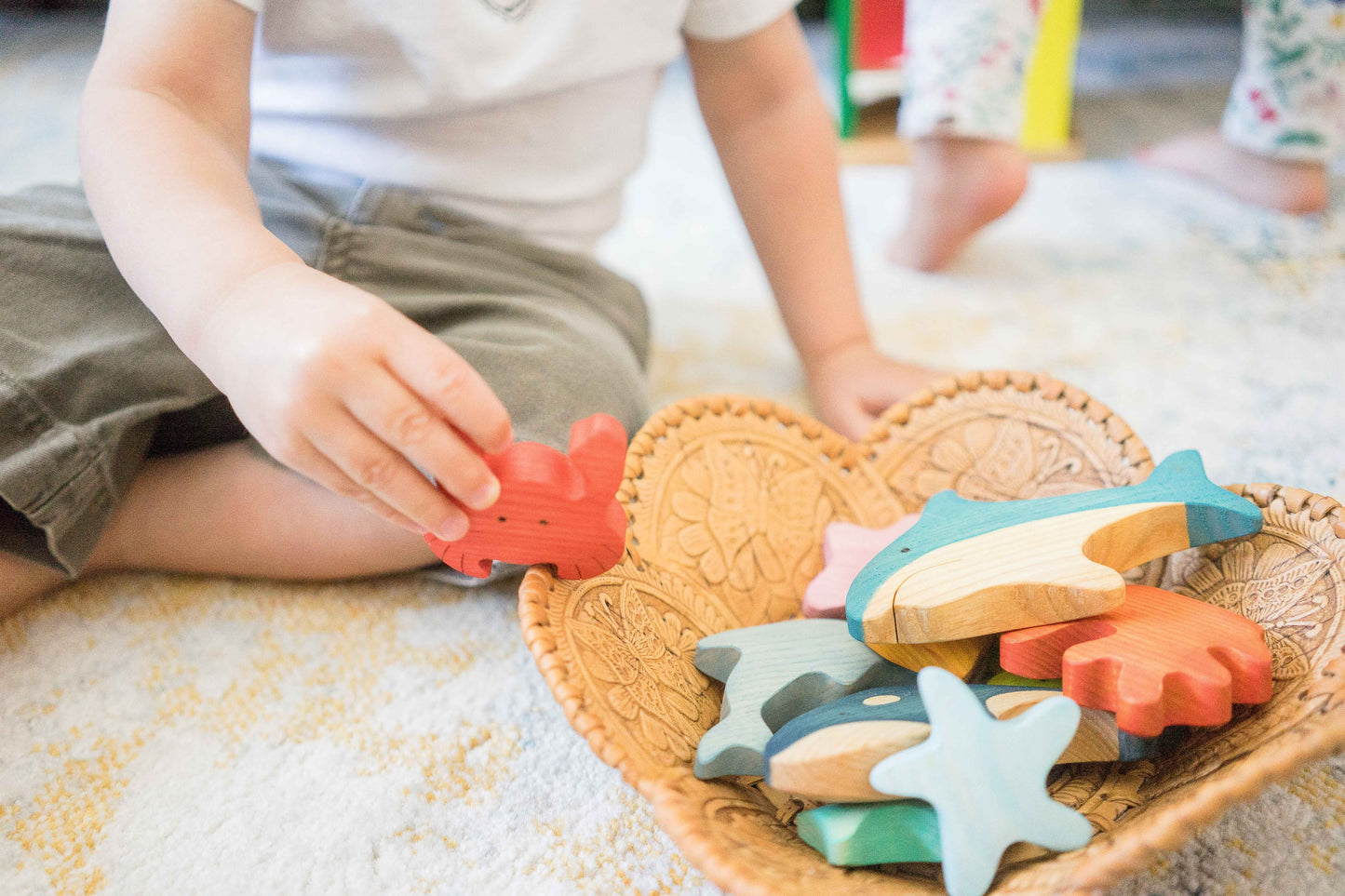 Wooden Sea Creatures and Fish