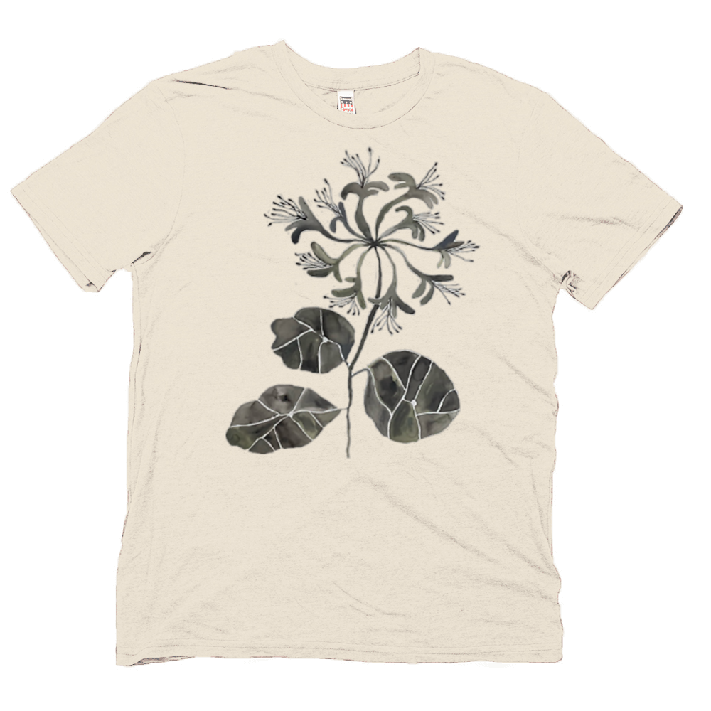 Short Sleeve Organic Flower