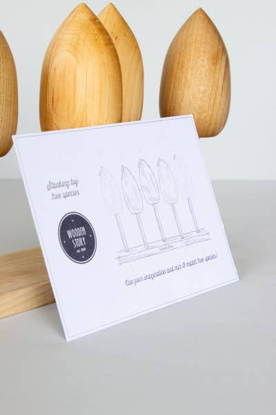 Wooden Forest of Trees by Wooden Story