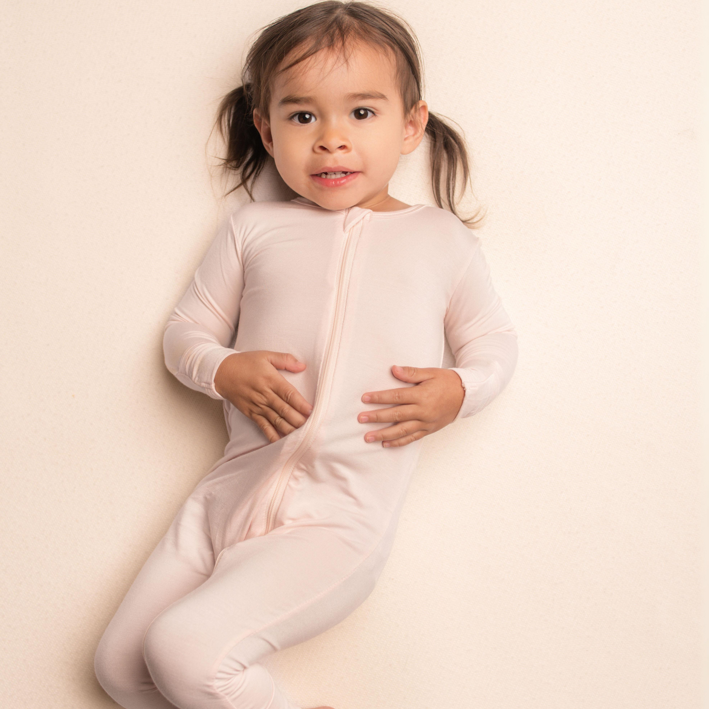Baby Bamboo Onesie - Cloud Pink