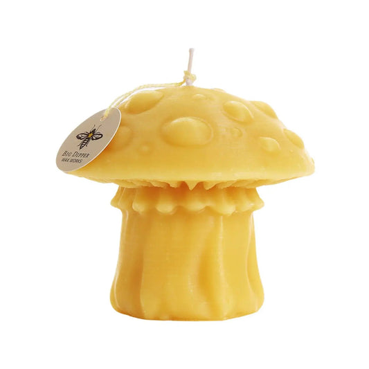 Mushroom Candles – 100% Pure Beeswax