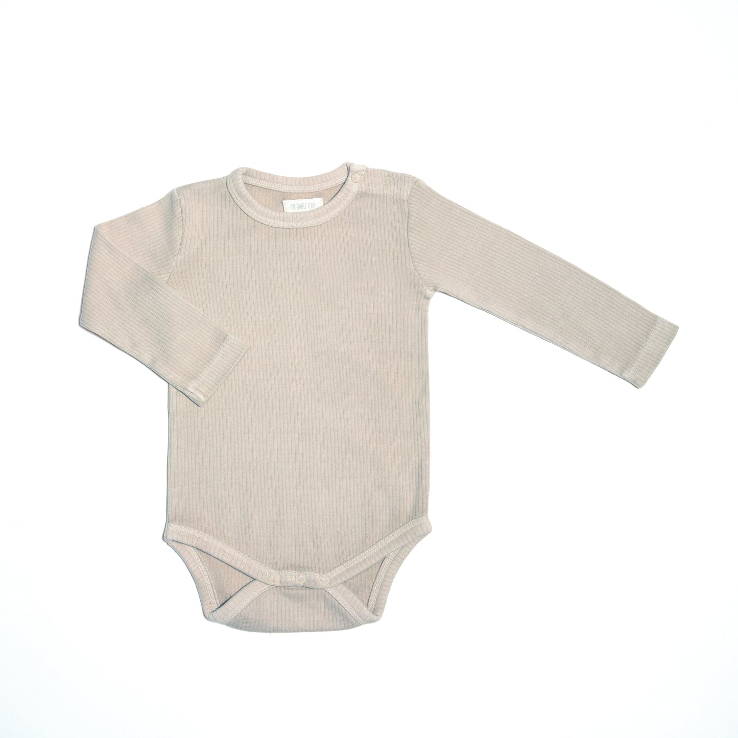 The Ribbed Long-Sleeve Onesie Baby