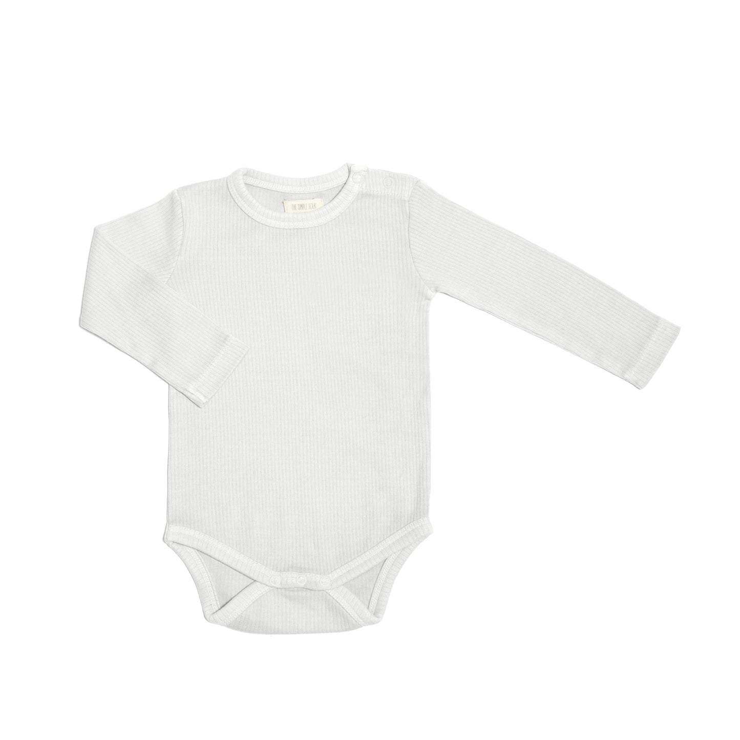 The Ribbed Long-Sleeve Onesie Baby