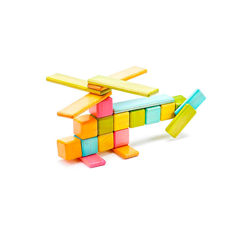 Discovery Set  of Magnetic Wooden Blocks 26 pieces
