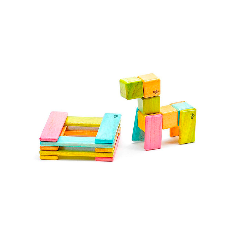 Discovery Set  of Magnetic Wooden Blocks 26 pieces