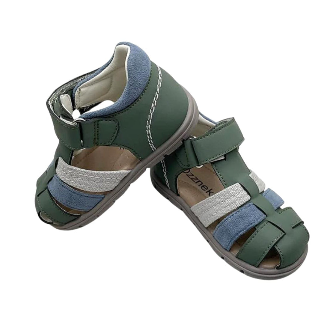 Clover Green Barefoot Toddler Sandals