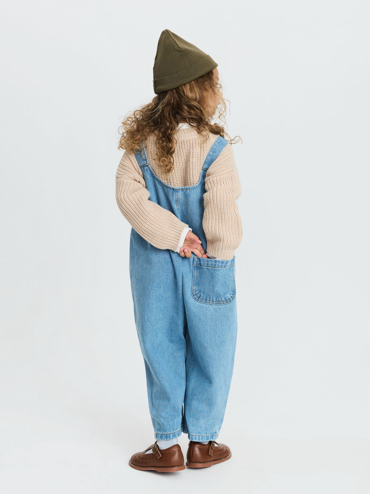 The Oversized Denim Dungaree Kids