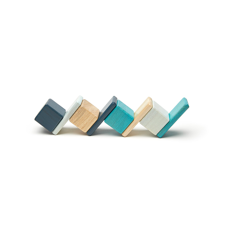 Original Pocket Pouch Magnetic Wooden Blocks -8 pieces