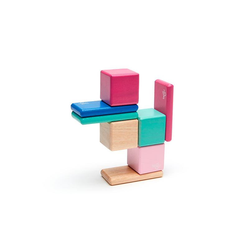 Original Pocket Pouch Magnetic Wooden Blocks -8 pieces