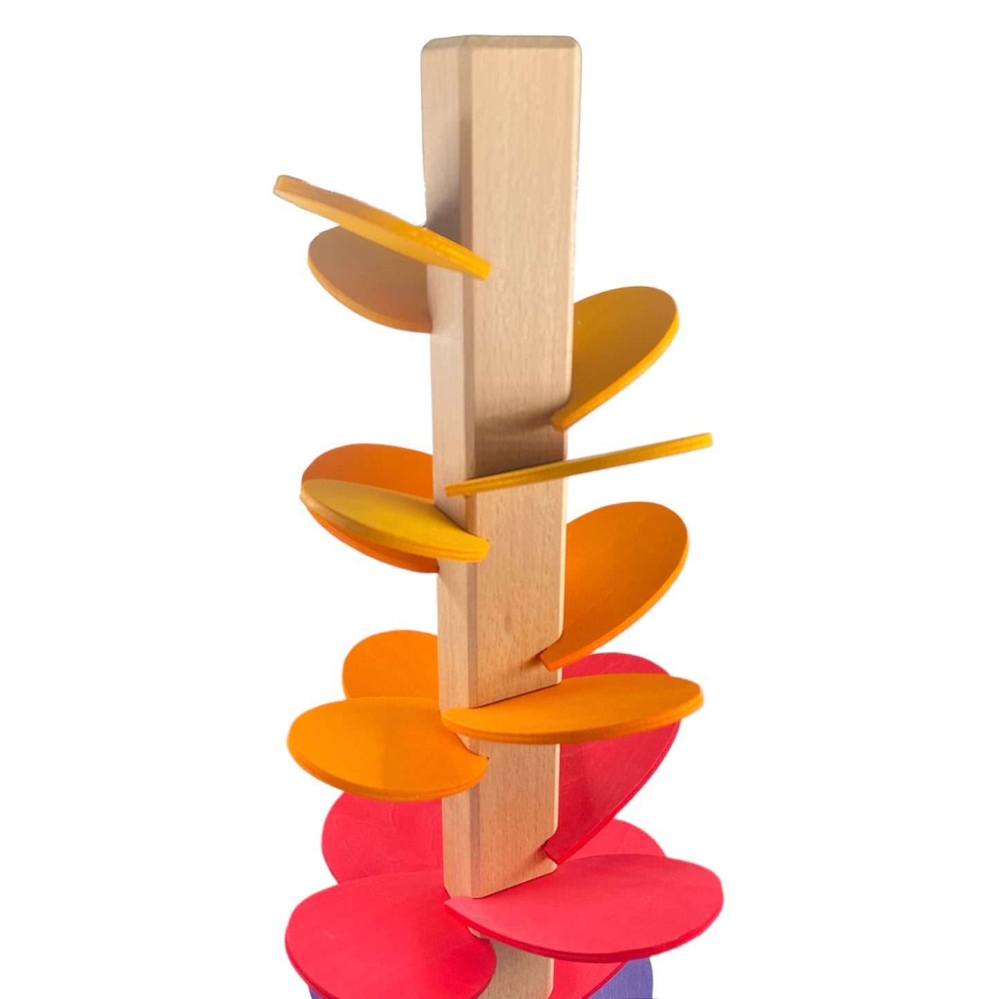Large Marble Tree in Primary Rainbow Colors