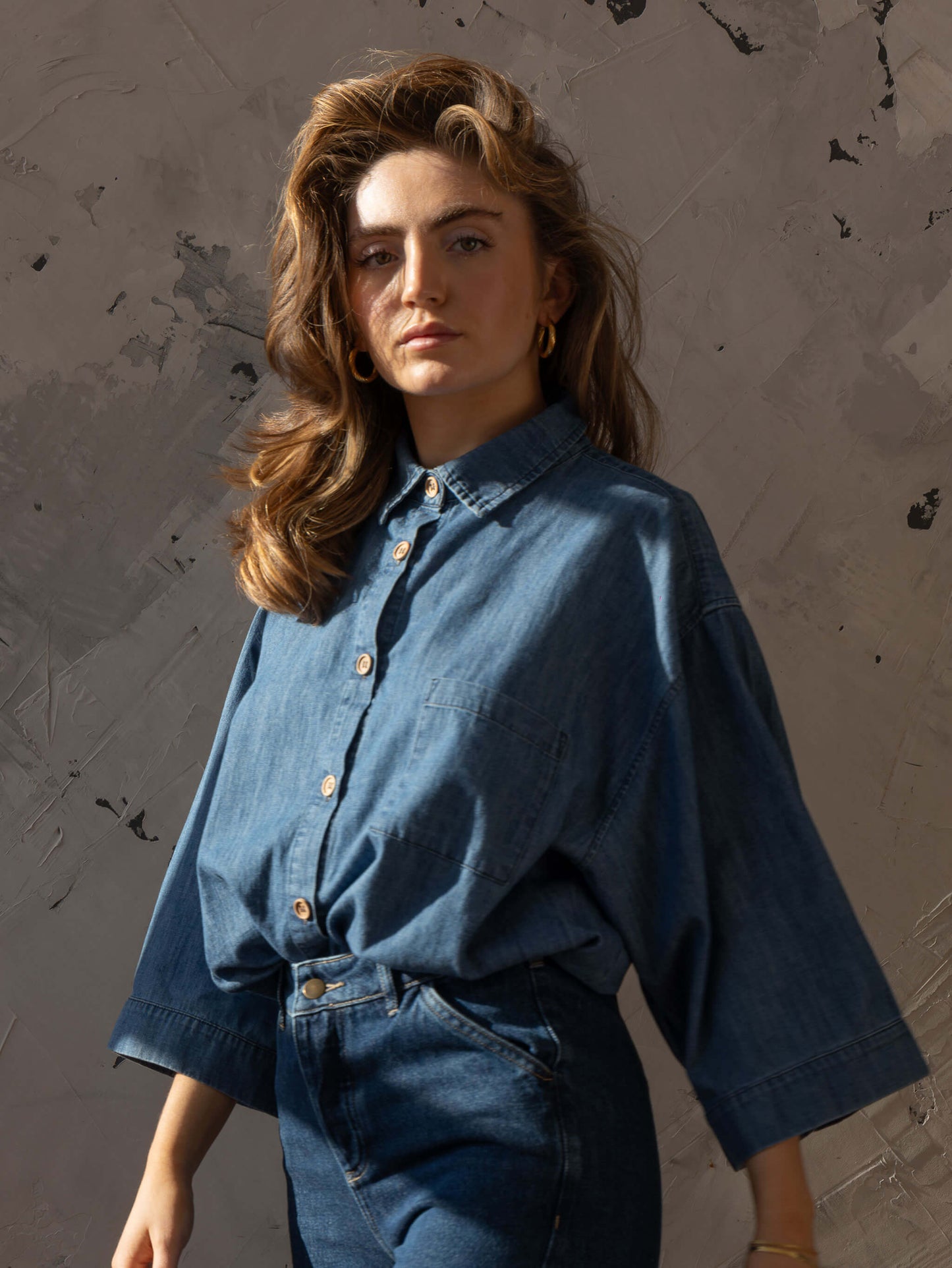 The Chambray Denim Shirt Women