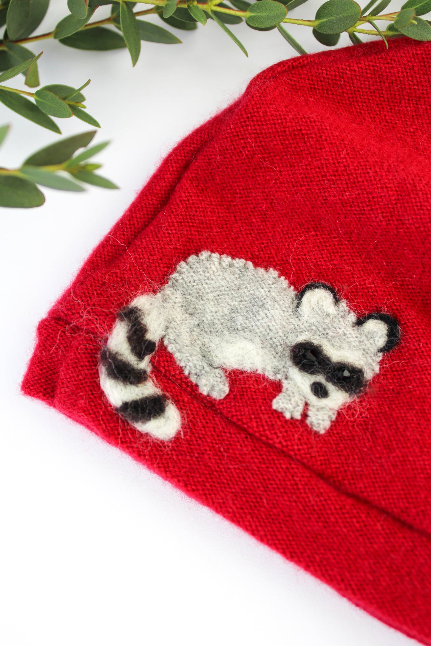 Raccoon Cashmere Baby Hat