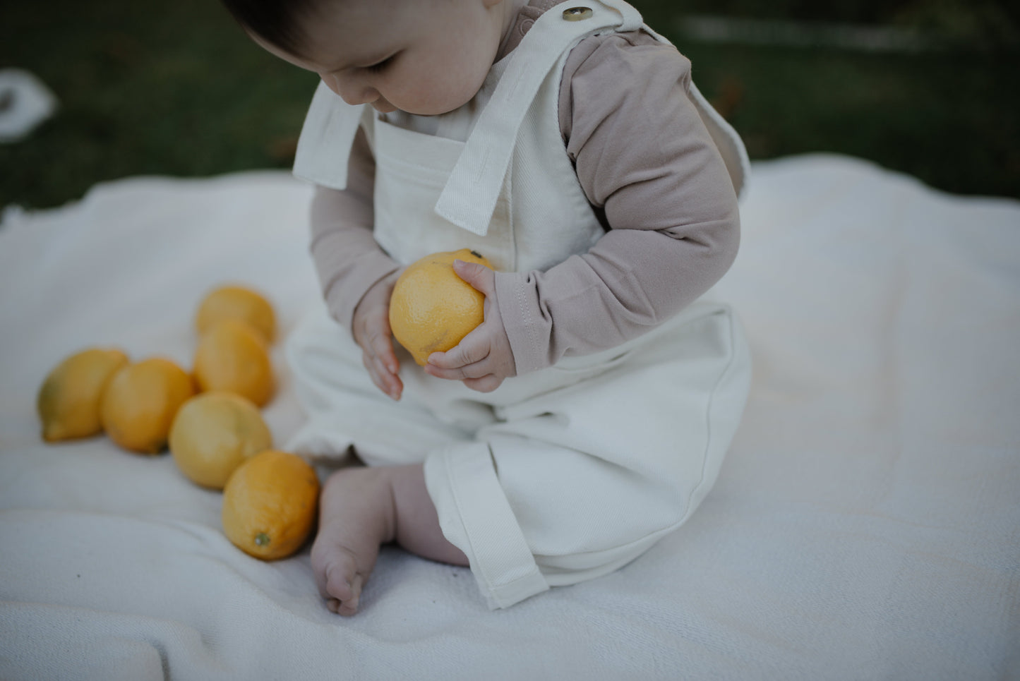 The Oversized Denim Dungaree Baby