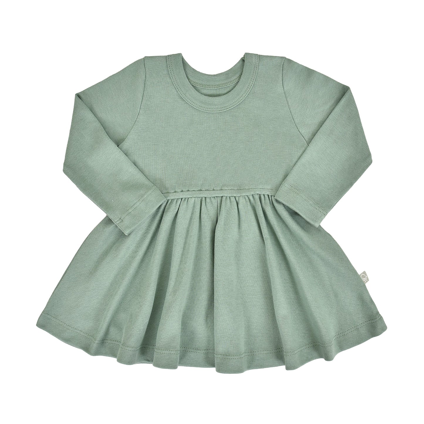 Basil Green Twirl Dress