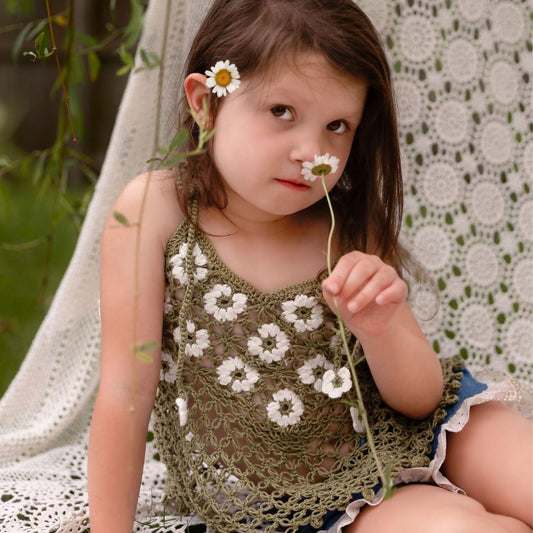 Daisy Crochet Top