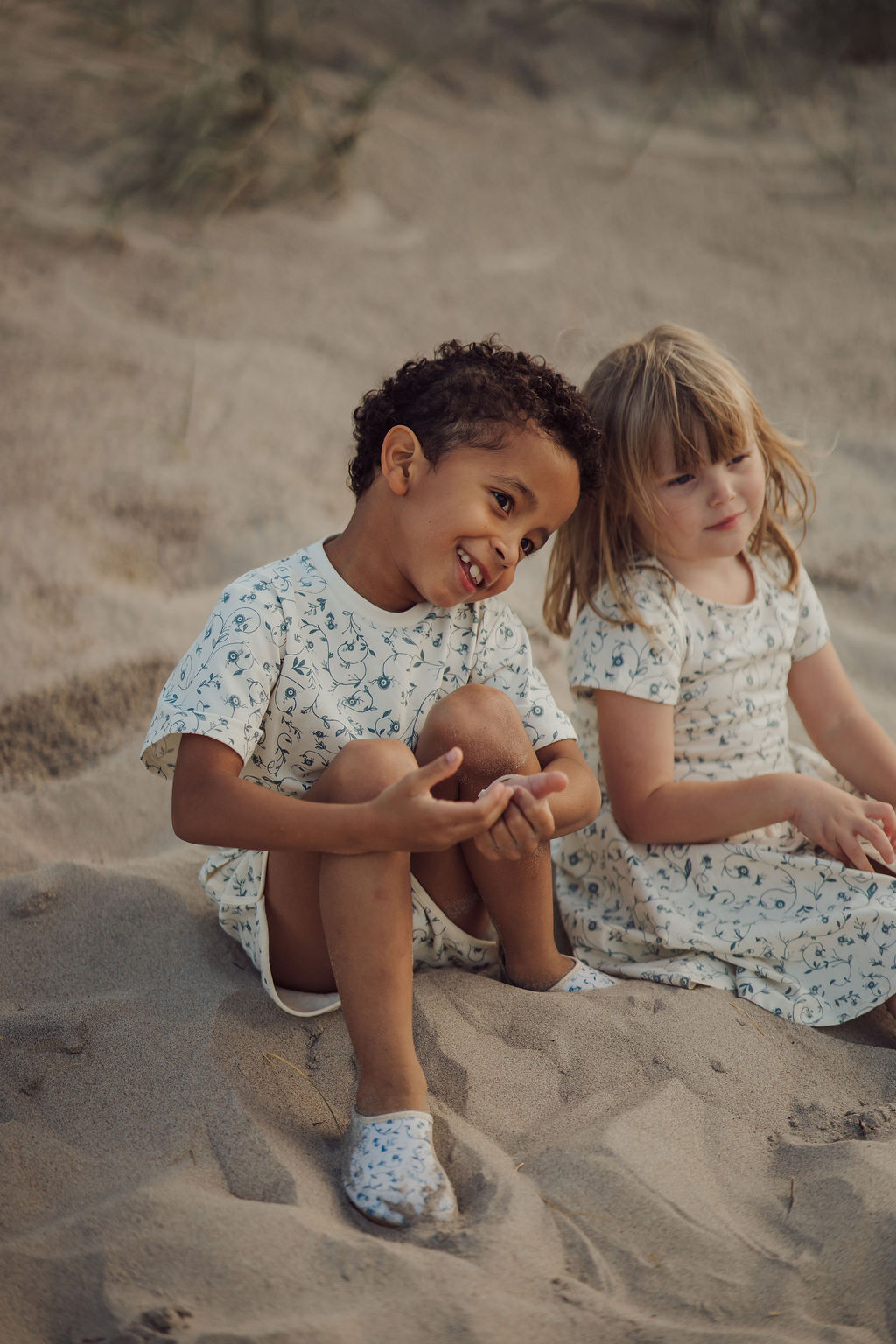 Sweetheart Twirl Dress in Scandi Floral
