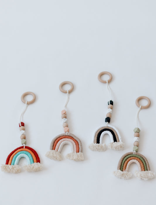 Rainbow Carseat Garland/Gym Toy/Car Ornament