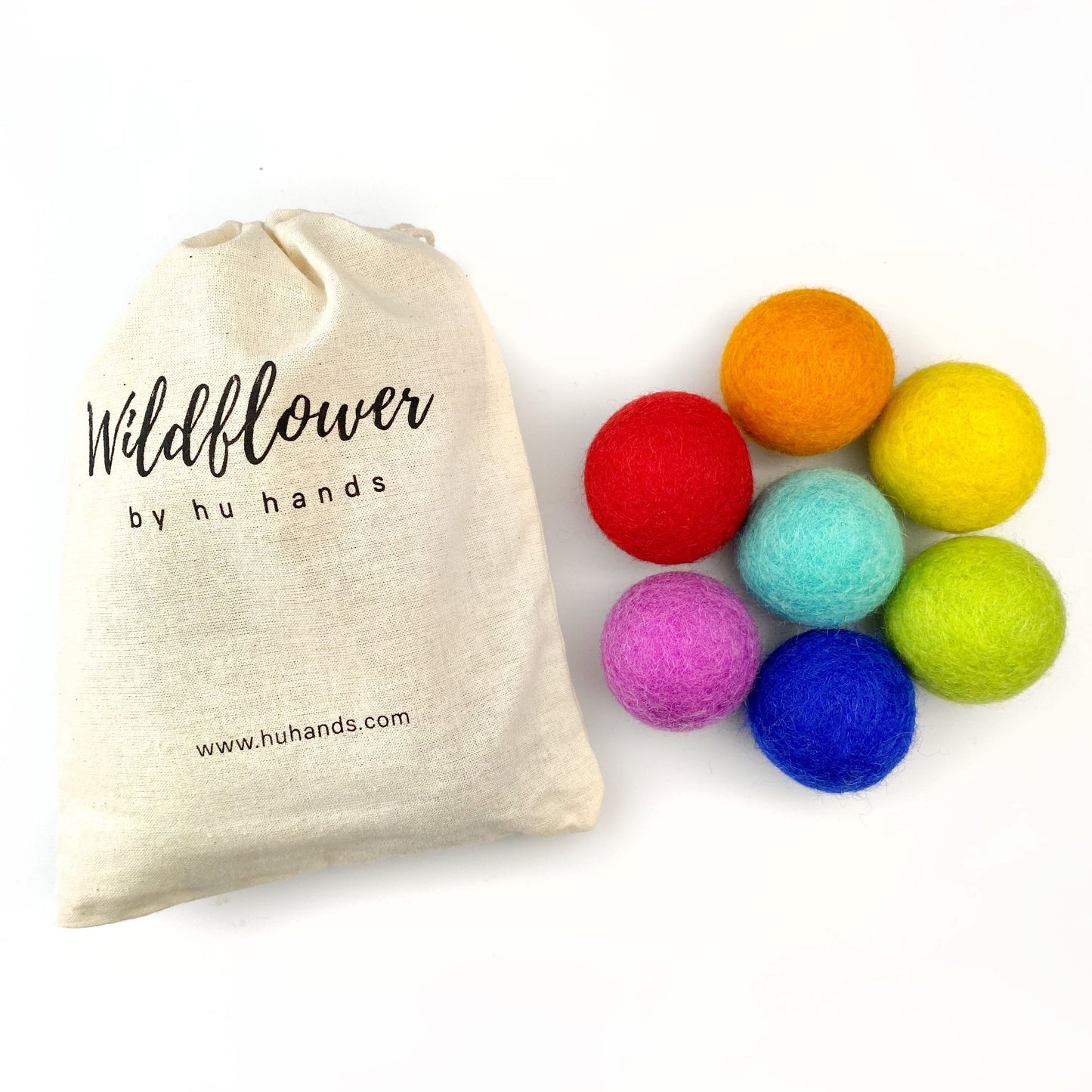 Wool Rainbow Balls
