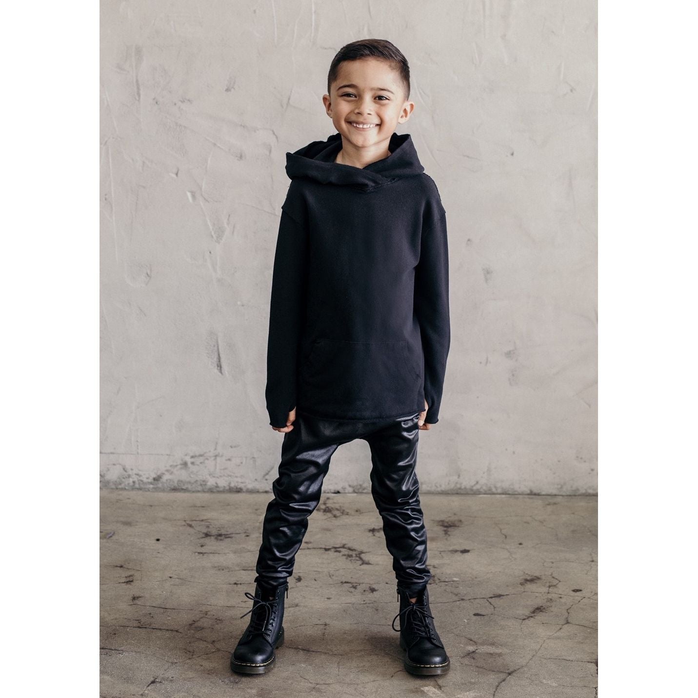 Organic Benji Kids’ Hoodie  Black