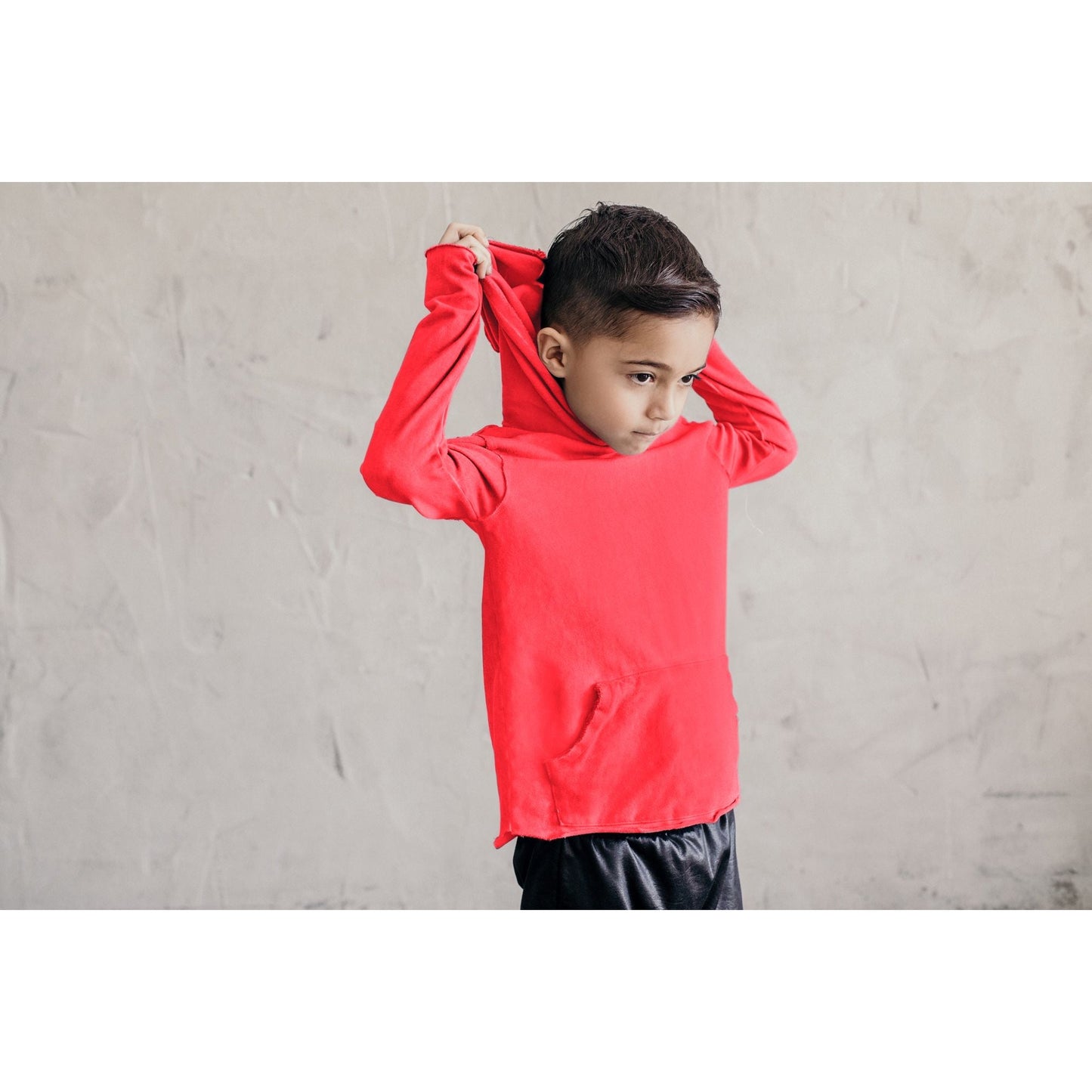 Organic Benji Hoodie Red