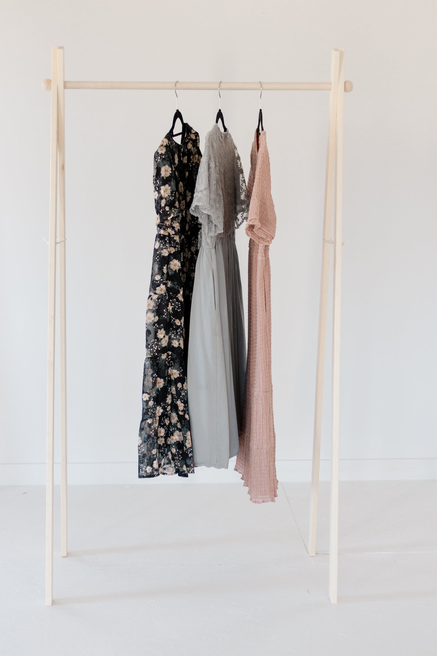 Large Wooden Clothing Rack