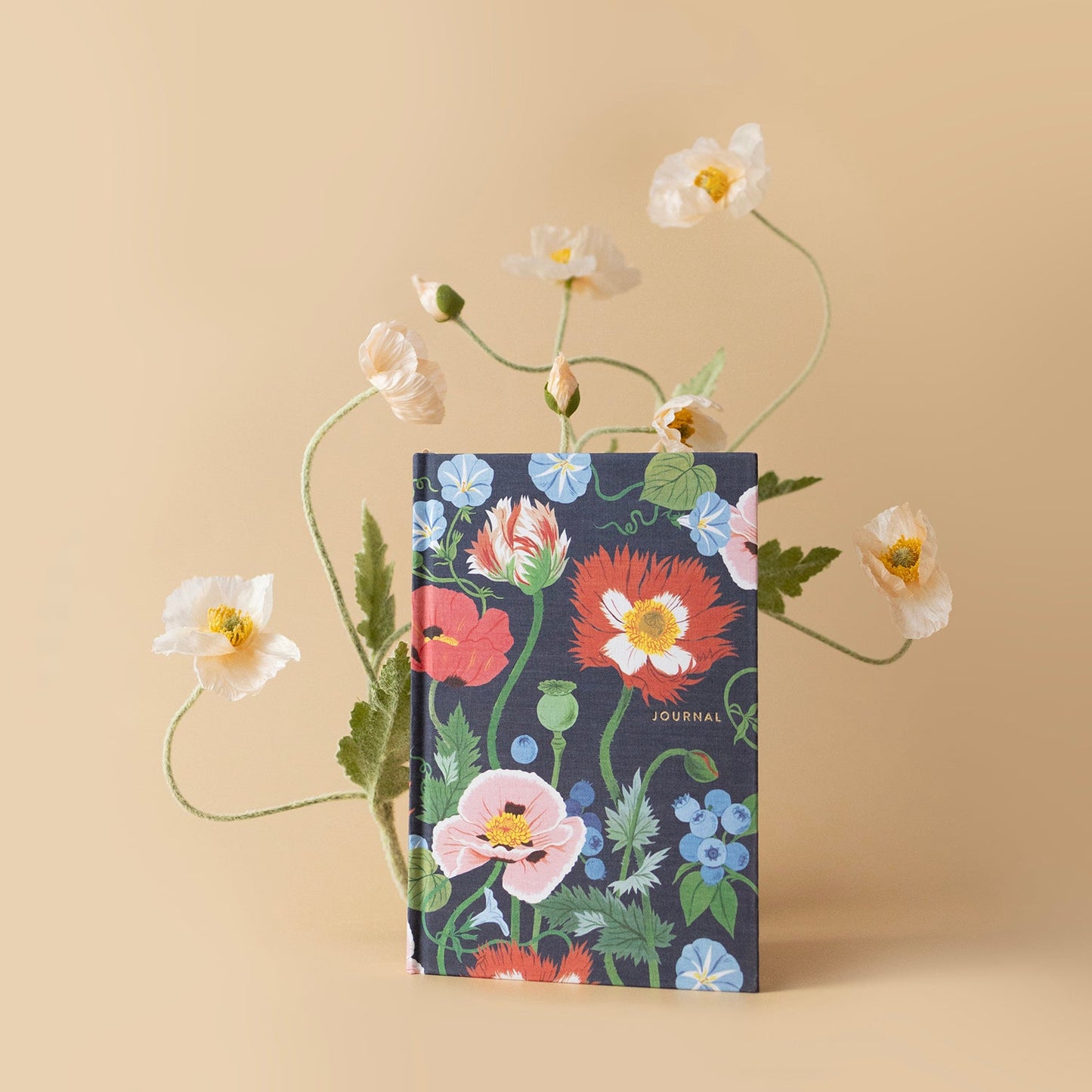 POPPY GARDEN | LINEN BOUND JOURNAL