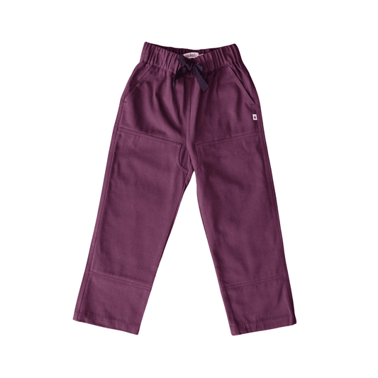 Organic Jules Pants - Plum