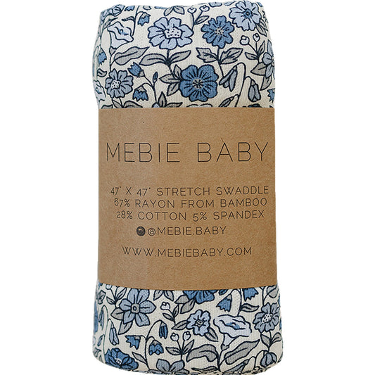 Bluebell Pointelle Bamboo Stretch Swaddle