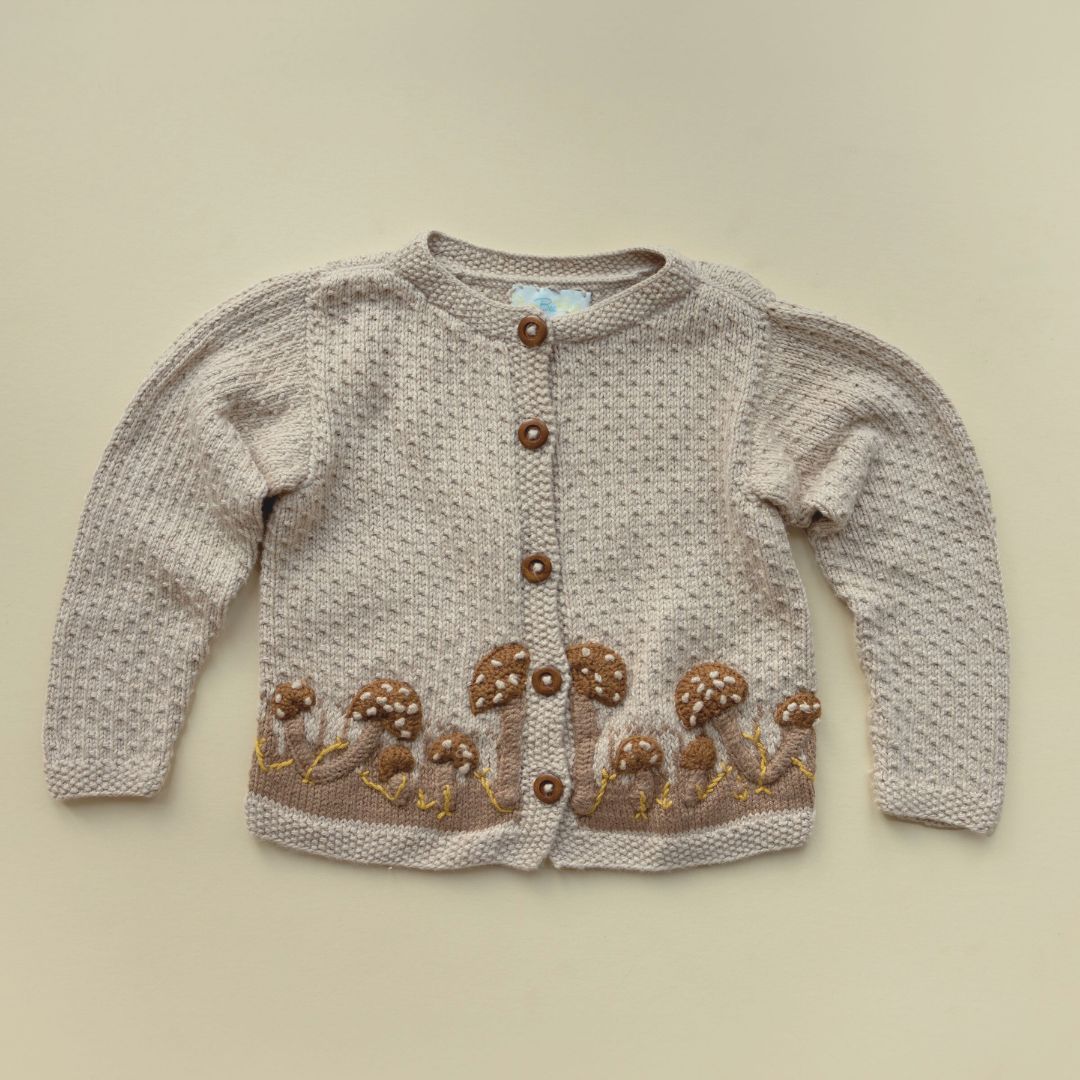 Mushroom Cardigan