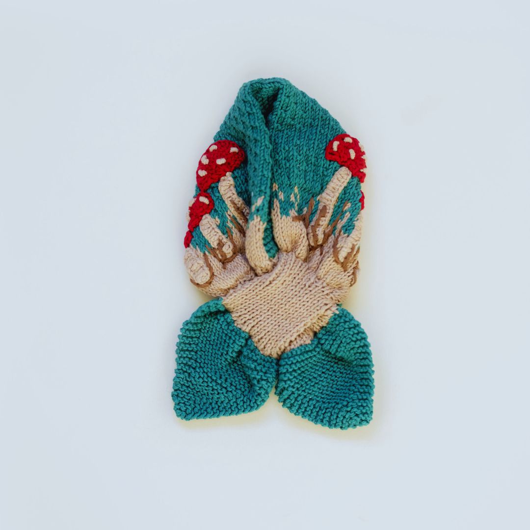 Mushroom Neck Scarf