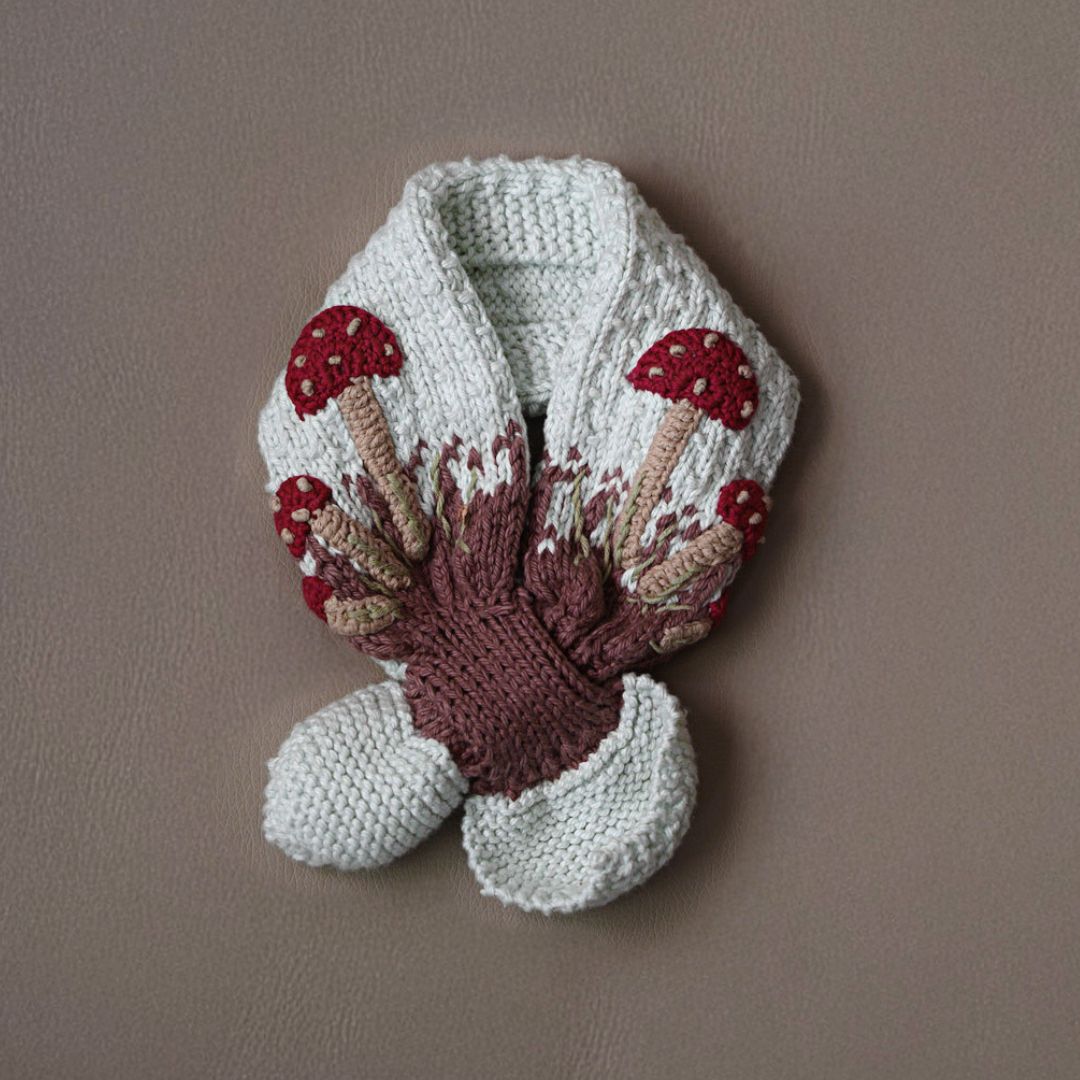 Mushroom Neck Scarf