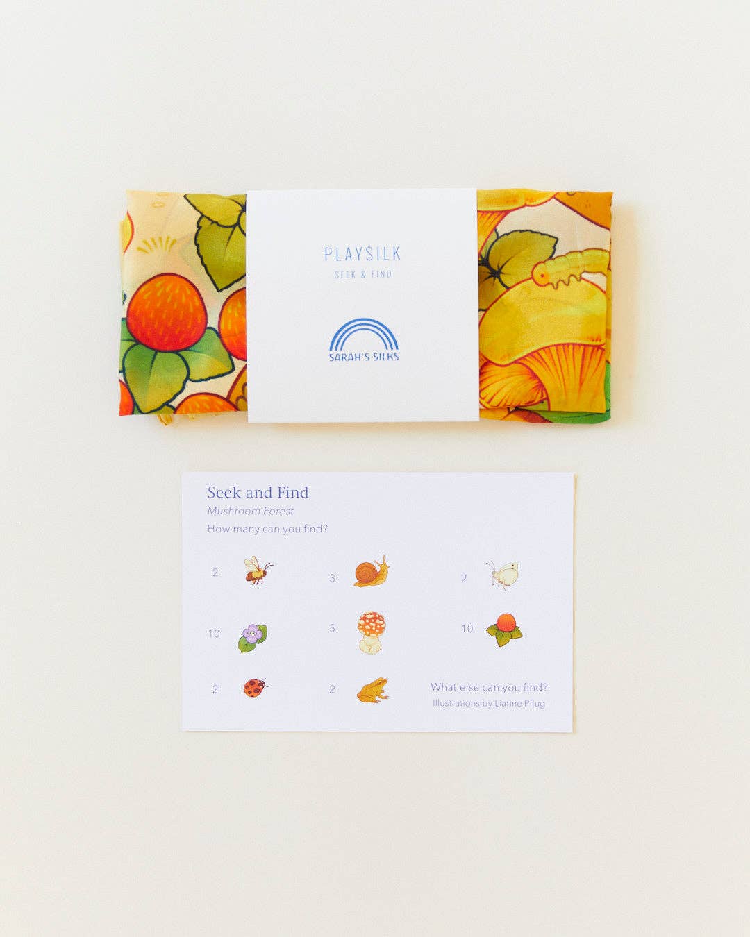 Educational children's game with colorful illustrations on a white background