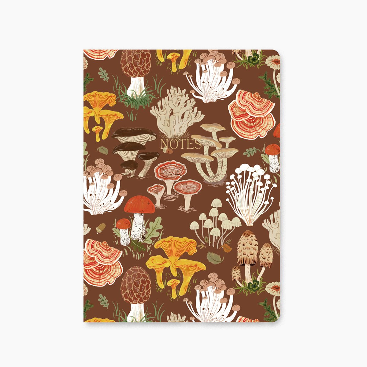 MUSHROOMS SOFT-COVER NOTEBOOK