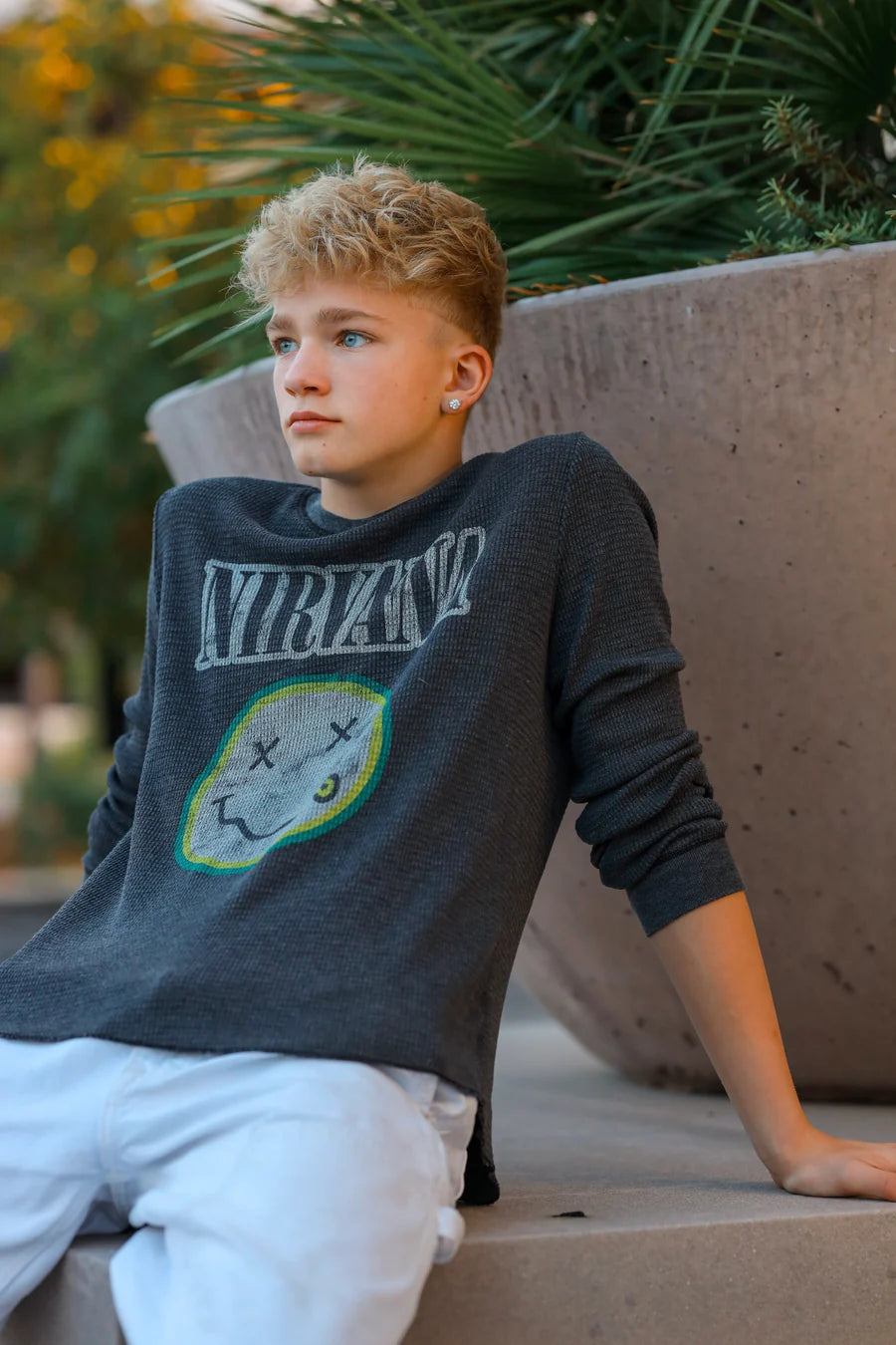 Nirvana Thermal Long Sleeve Tee