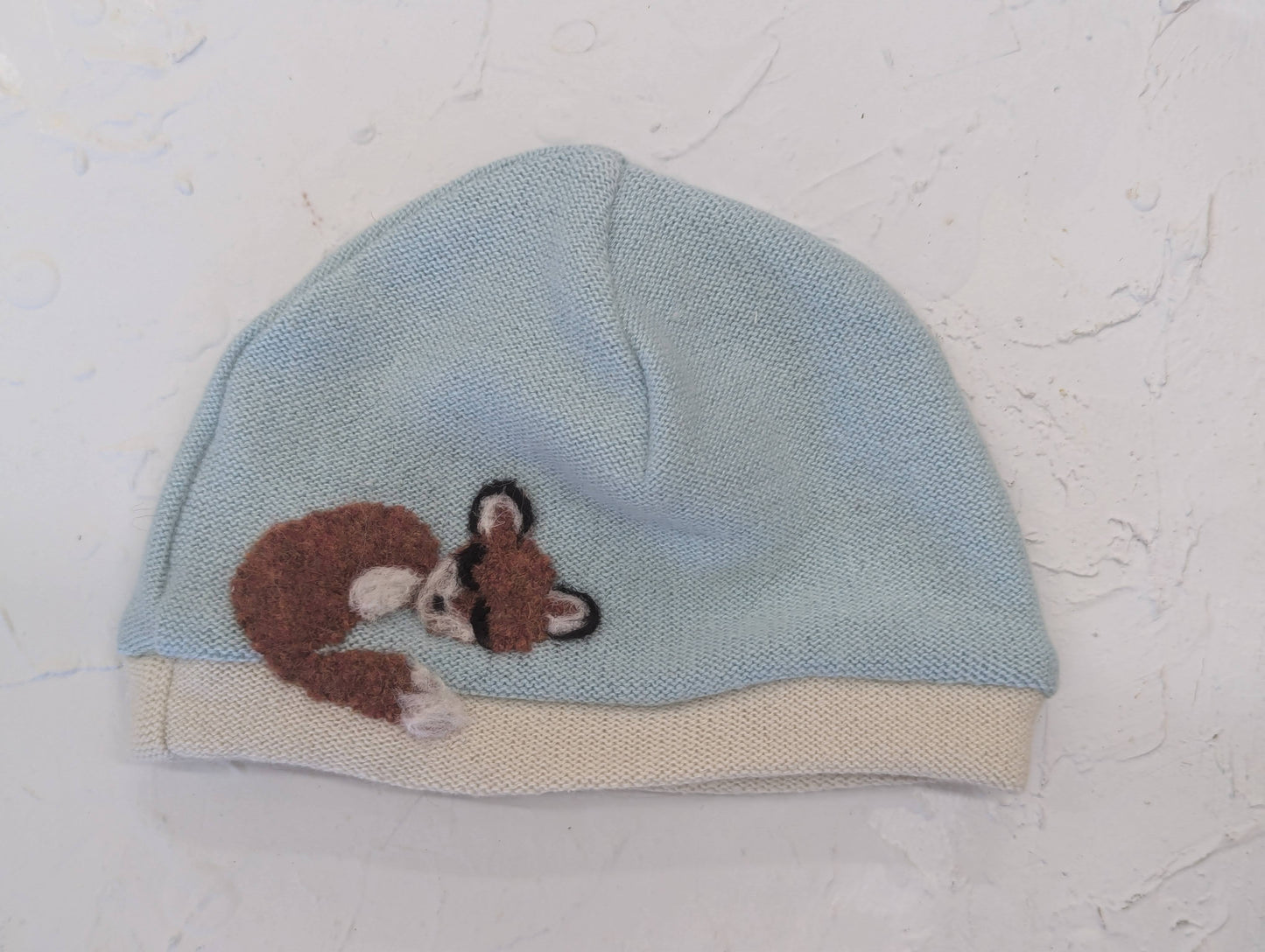Sleeping Fox Cashmere Baby Hat
