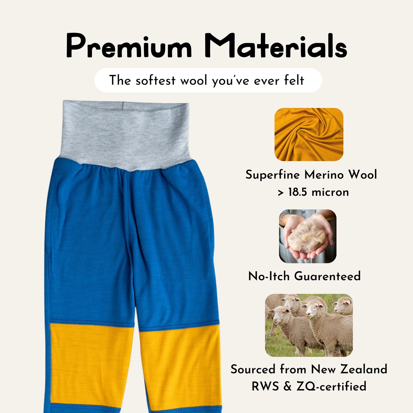 Baby Rockhound Merino Joggers