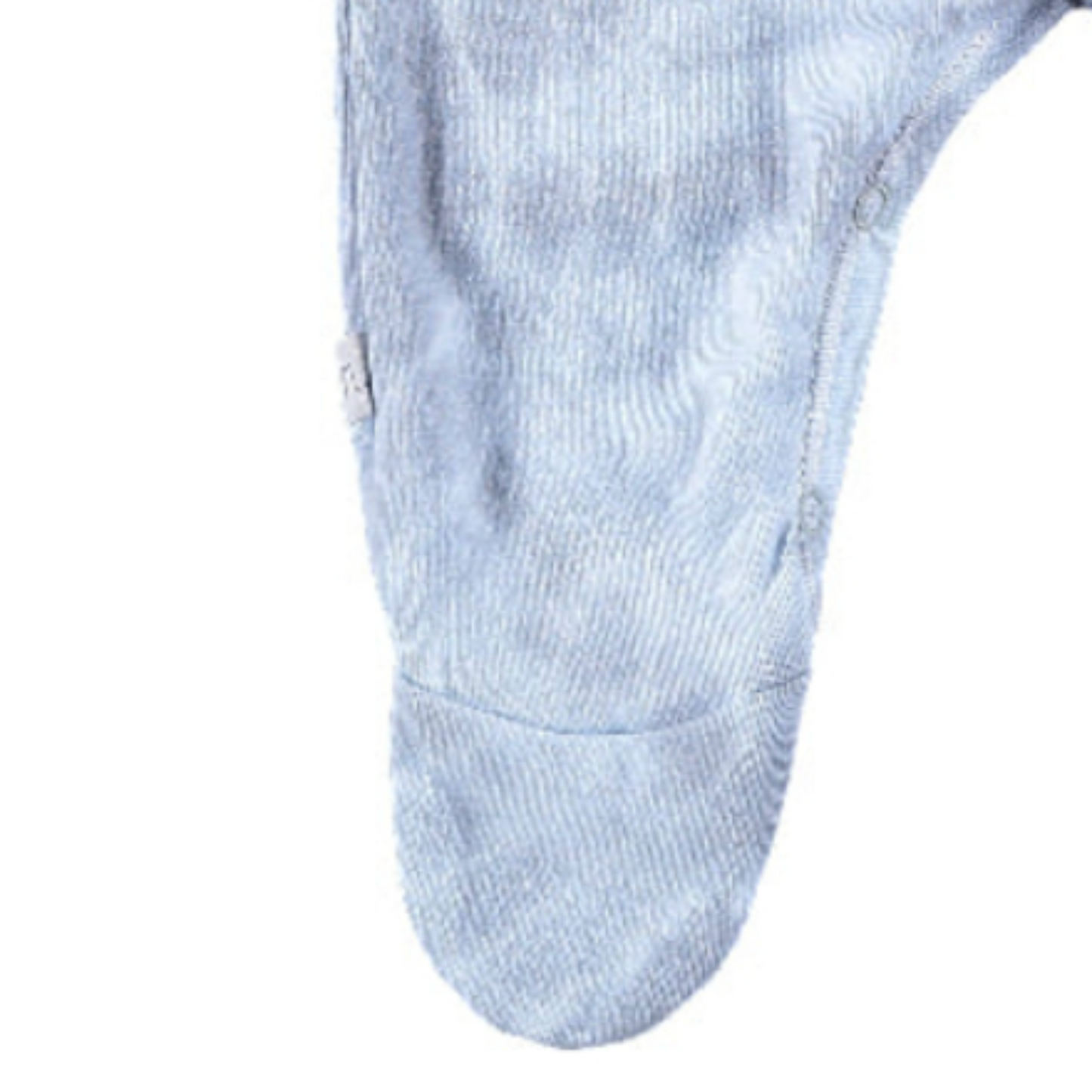 Light blue sock on a white background