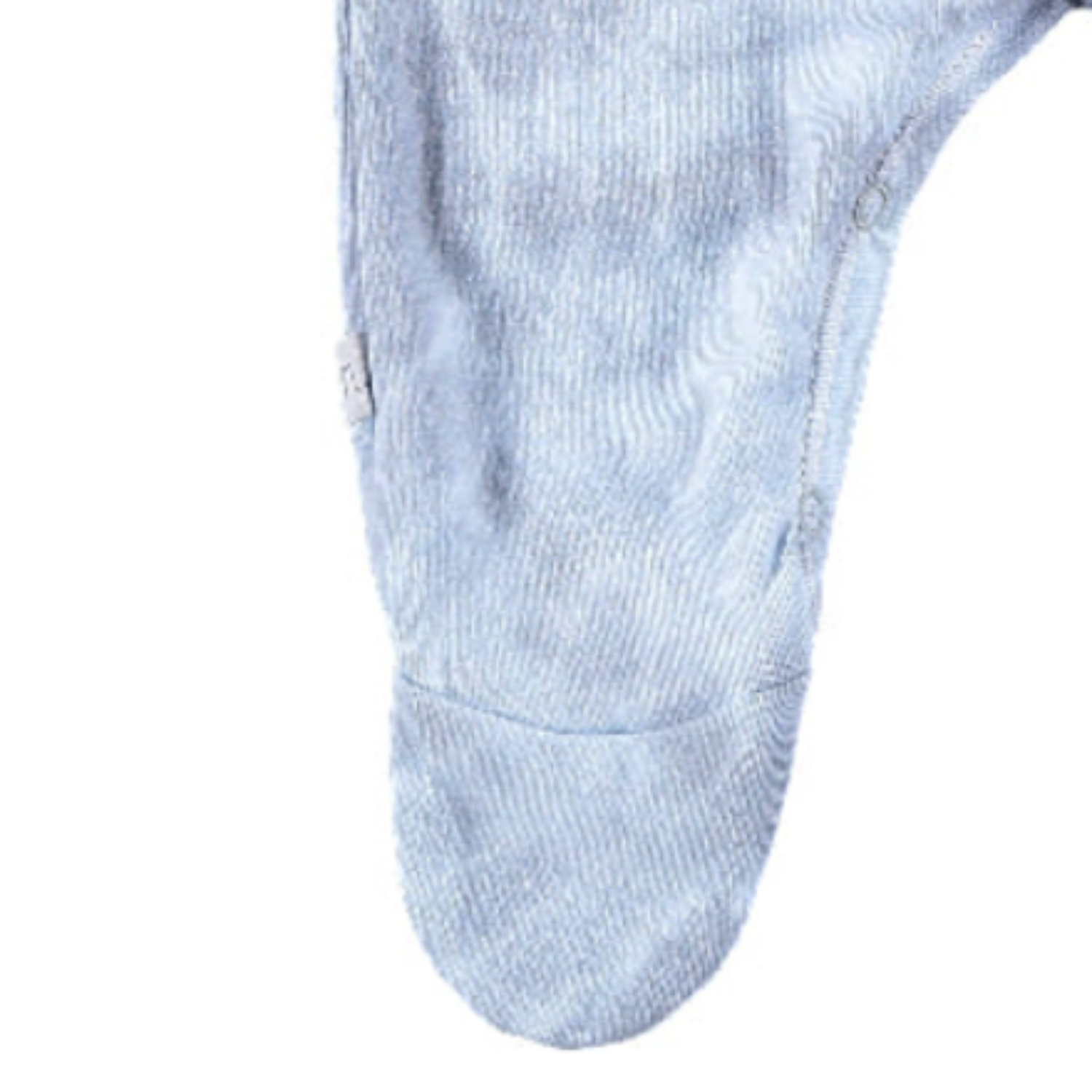 Light blue sock on a white background