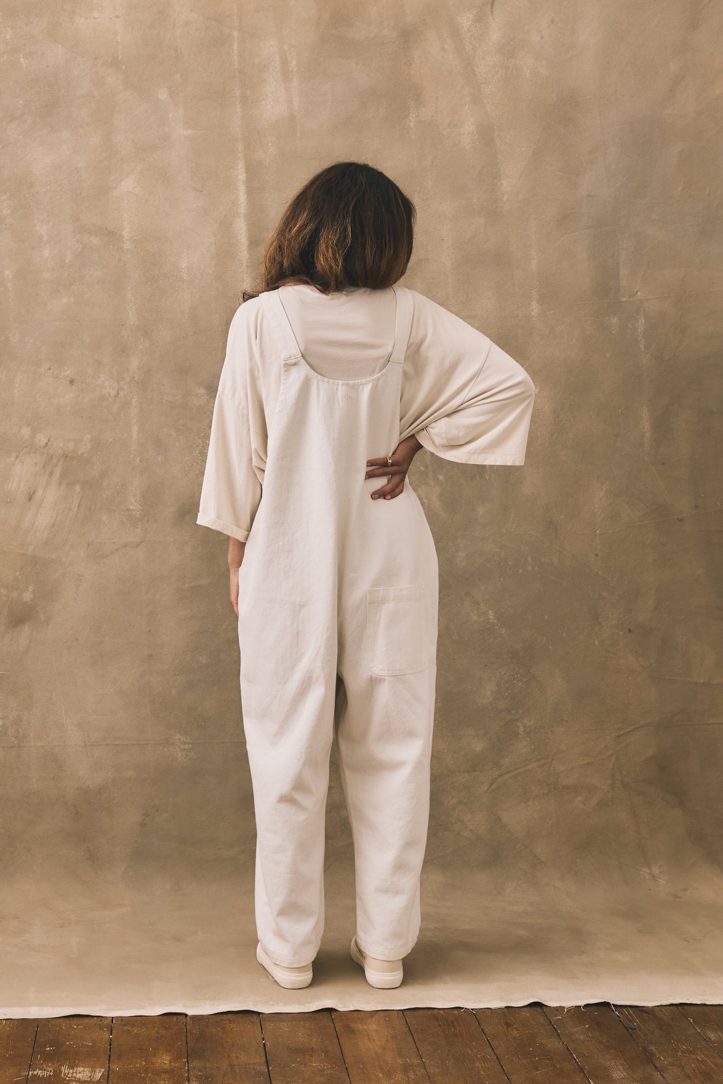 The Oversized Denim Dungaree Women