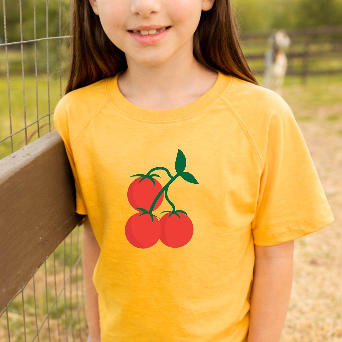 Organic Cotton Tomatoes T-Shirt