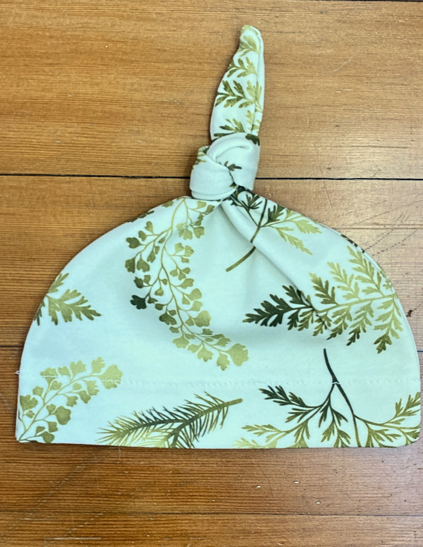 Fern Baby Knot Hat