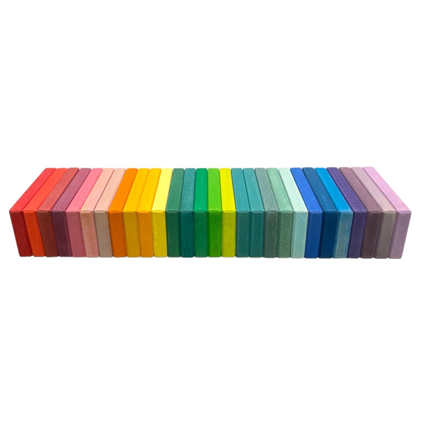 Wooden Rainbow Building Slats