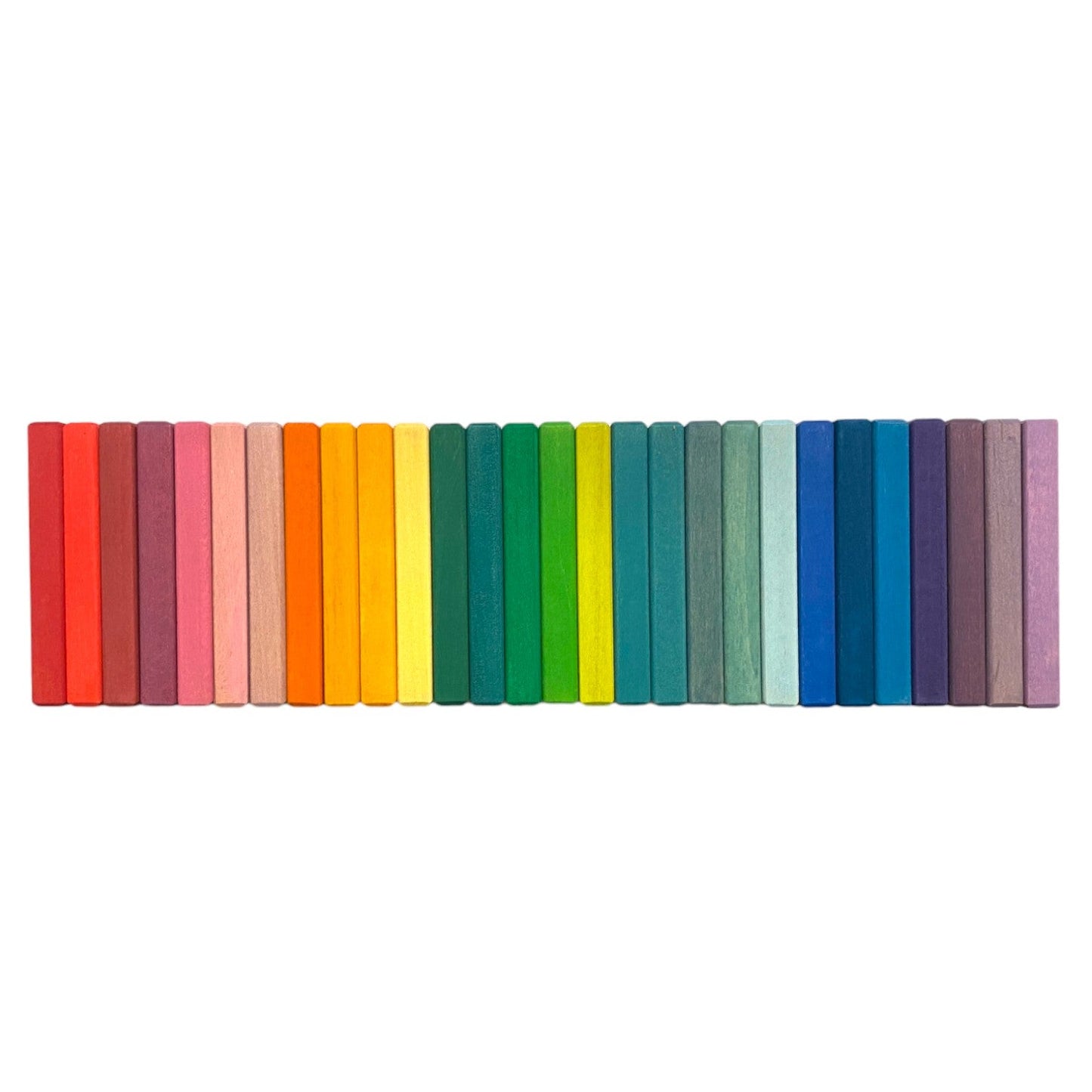 Wooden Rainbow Building Slats