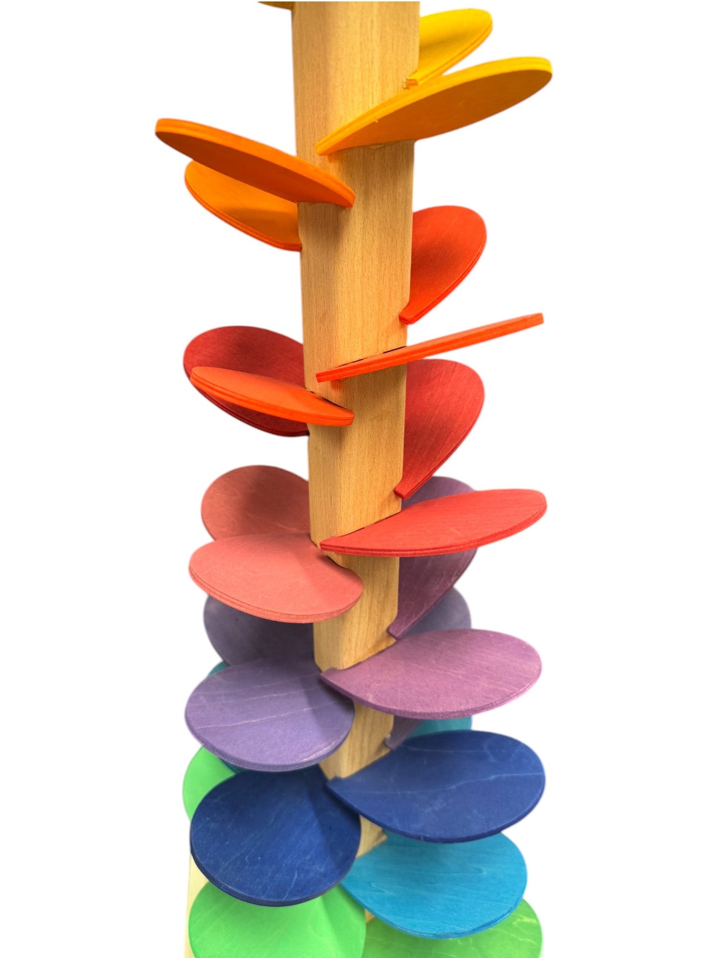 Large Marble Tree in Primary Rainbow Colors