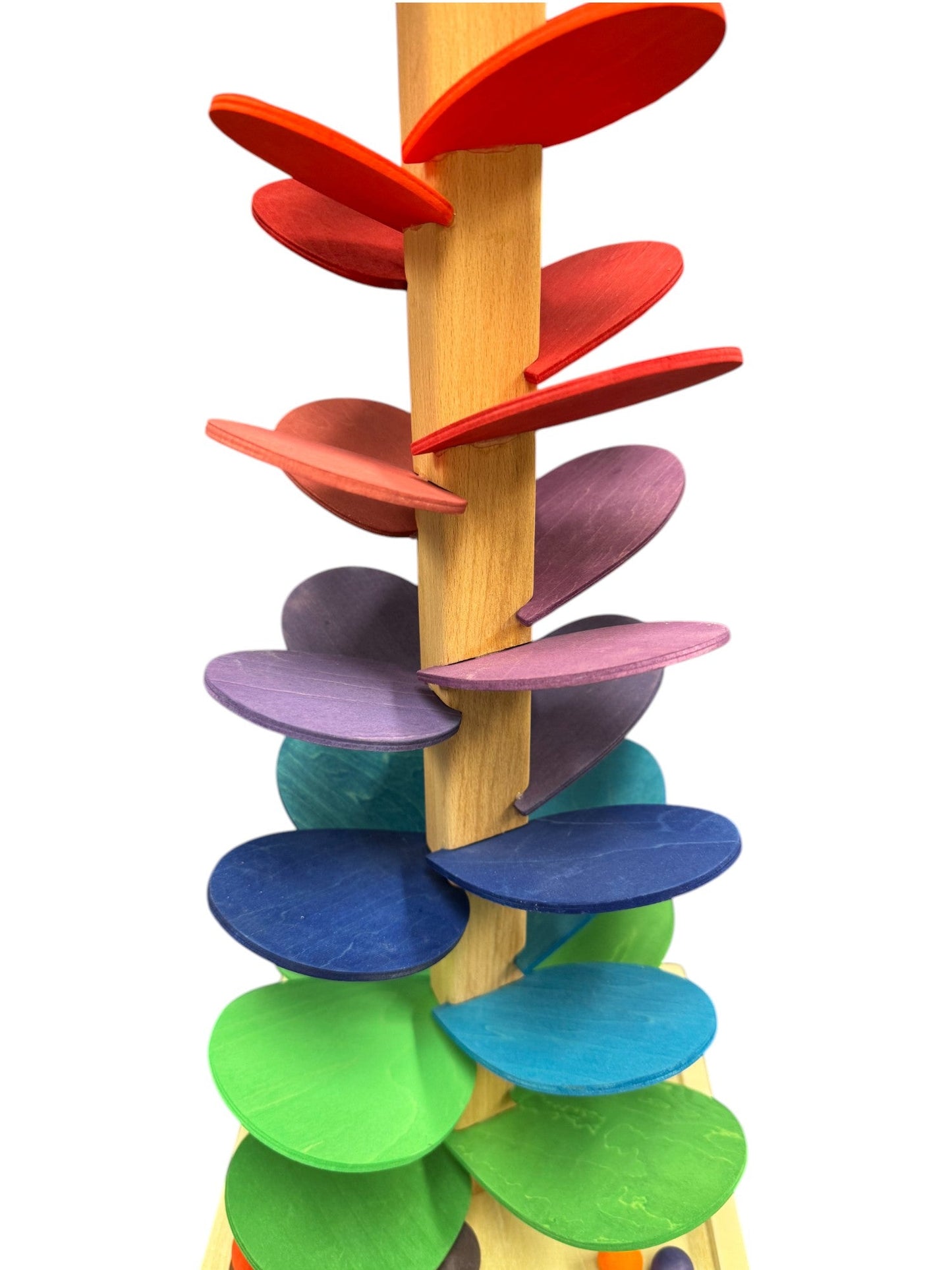 Large Marble Tree in Primary Rainbow Colors
