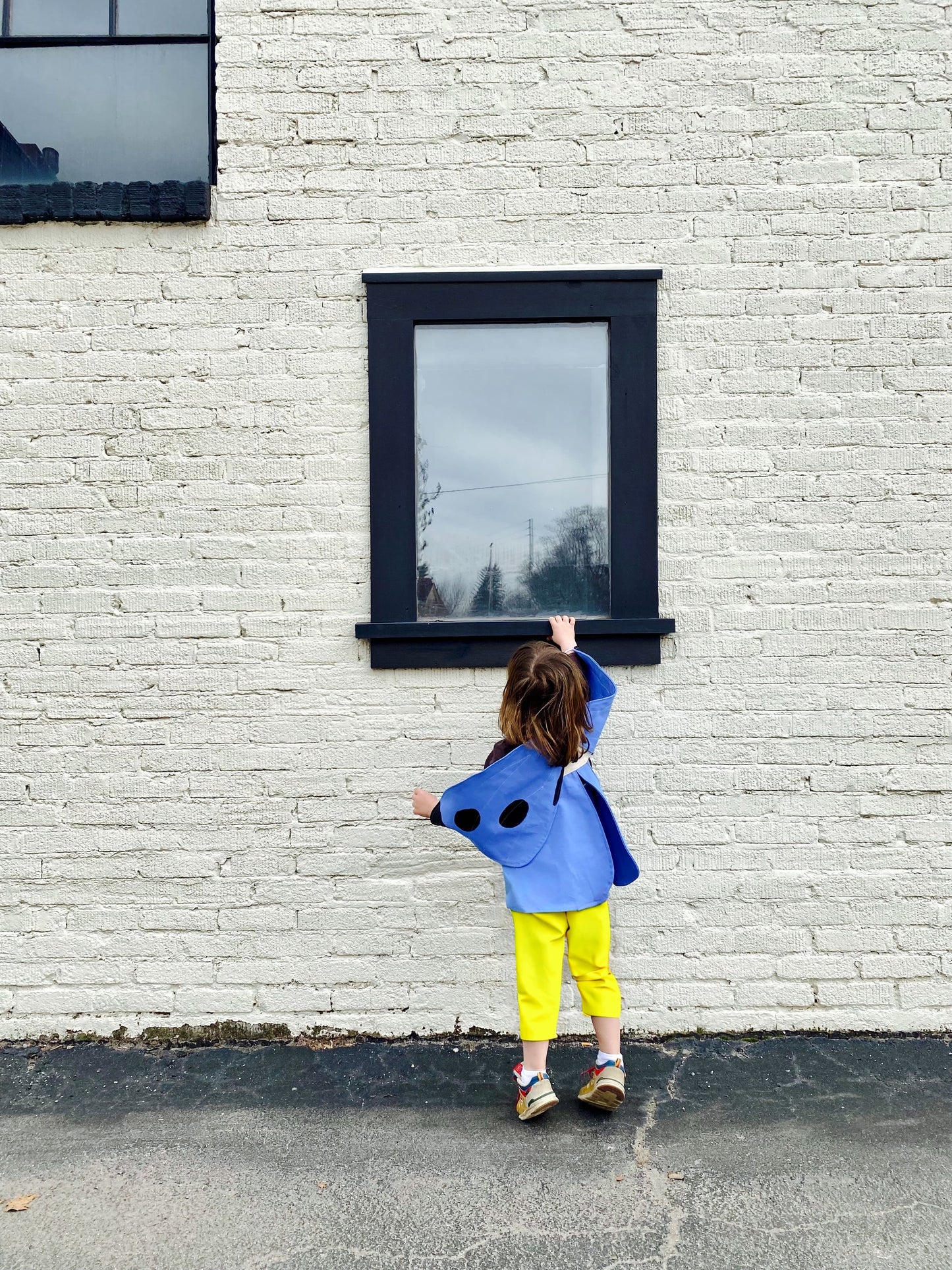 Spotted Blue Butterfly Wings Costume