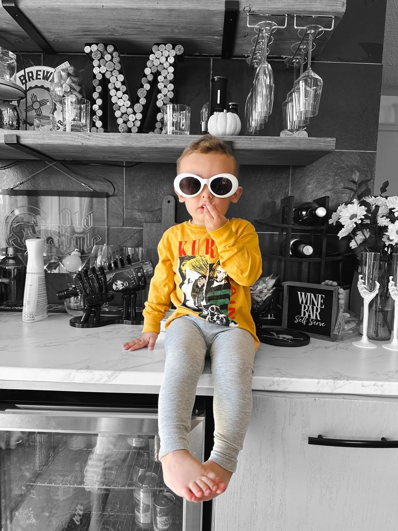 Kurt Cobain Organic Long Sleeve Tee